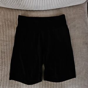 Soft black bike shorts